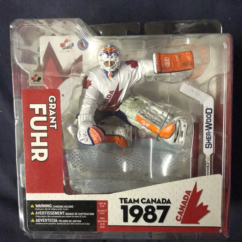 NHL figurine Grant Fuhr team Canada 1987